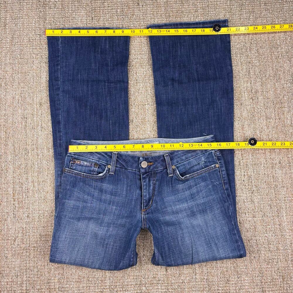 👖 Joe's Jeans Low Rise Flare Denim | Size 30 | Medium Wash - Picture 4 of 10